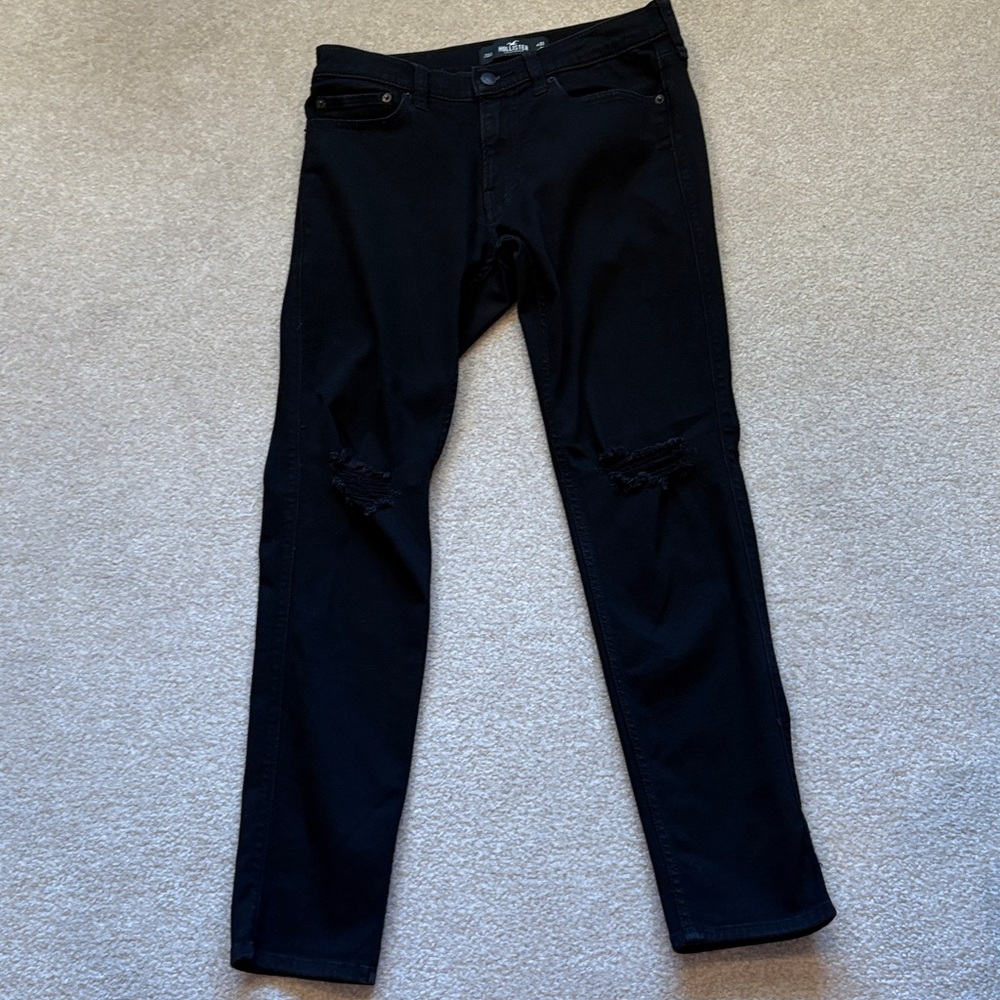 Hollister Men's Black Skinny Jeans